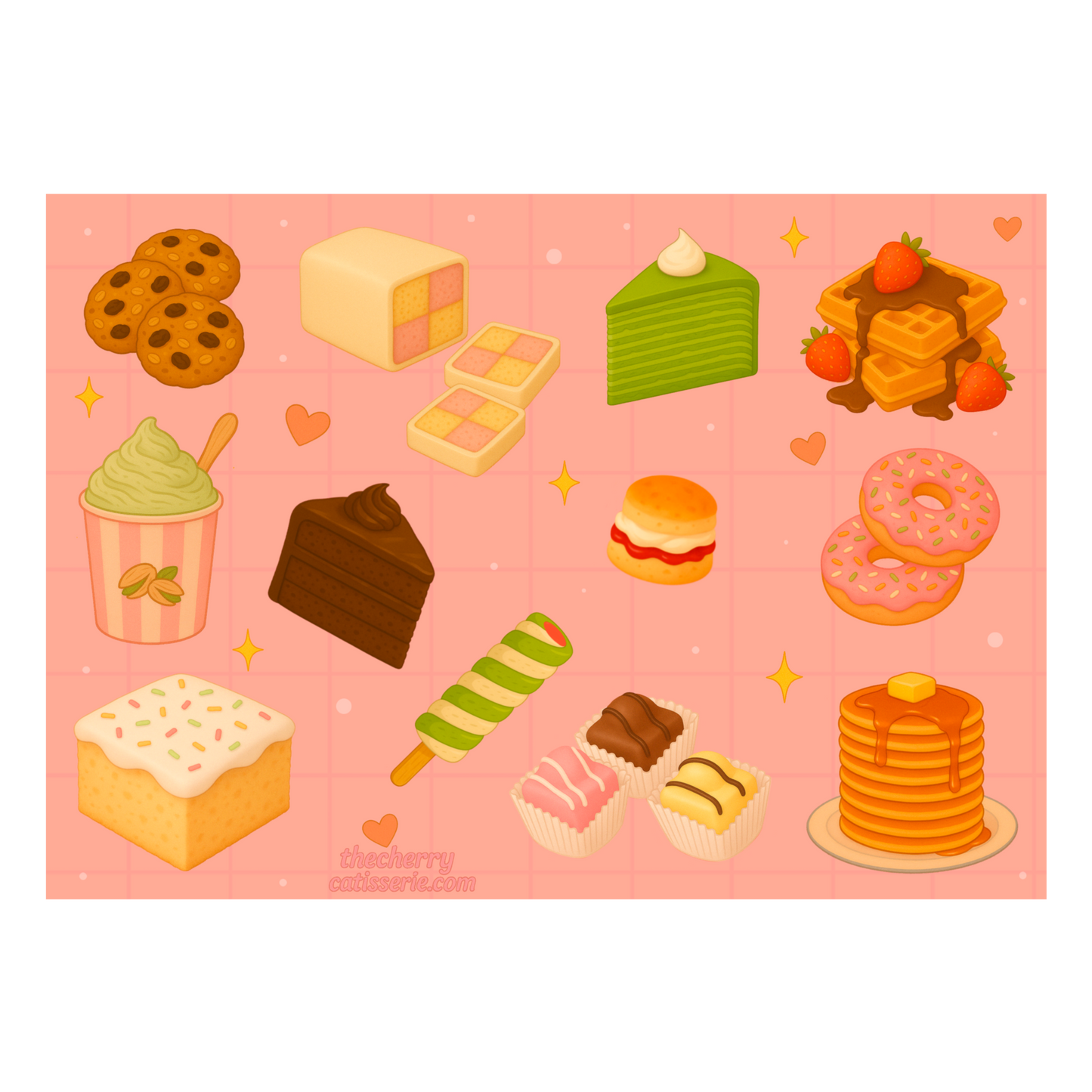 Sweet treat sticker sheet (a6)