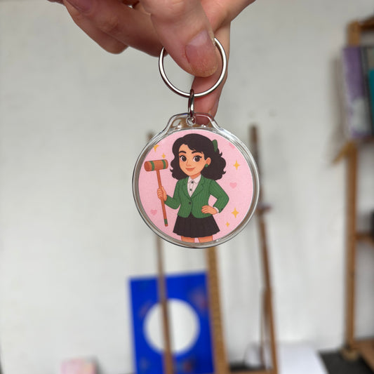 Never shut up again keyring