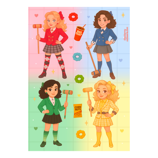How very! sticker sheet (a6) PREORDER