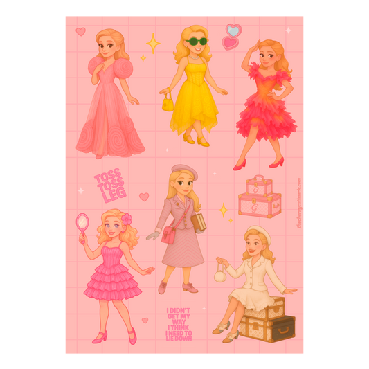 Popular sticker sheet (a6)